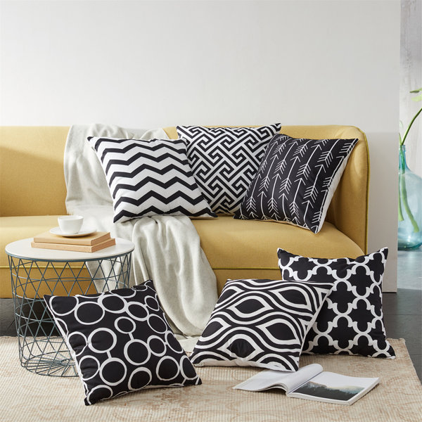 Black And Tan Outdoor Pillows Wayfair